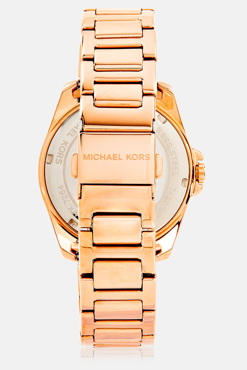 Buy Michael Kors Women MK7264 Mini Alek Pave Watch, Rose  display picture 3