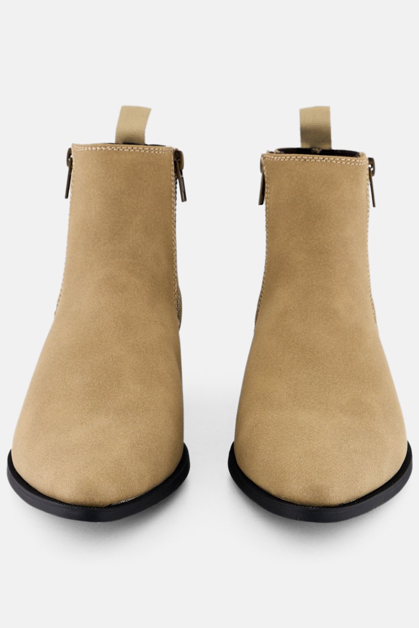 Buy Asos Asos Design Men Zipper Closure Pointed Ankle Boots  display picture 2