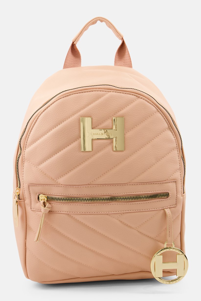 Buy Halston Women Quilted Backpack 27 L x 11W x 32 H cm  display picture 1