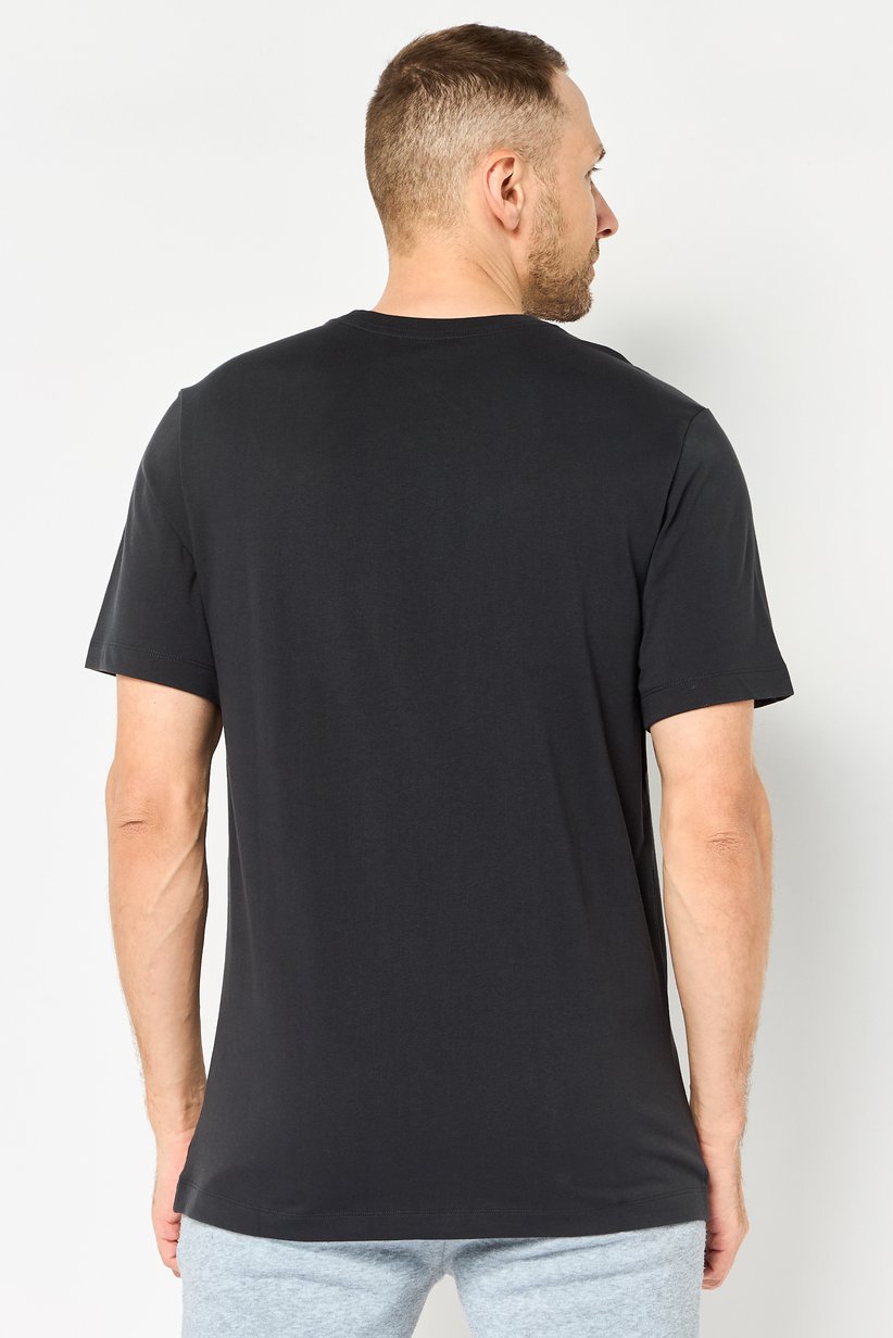 Men Sportswear Fit Short Sleeve Outdoor T-Shirt, Black 4