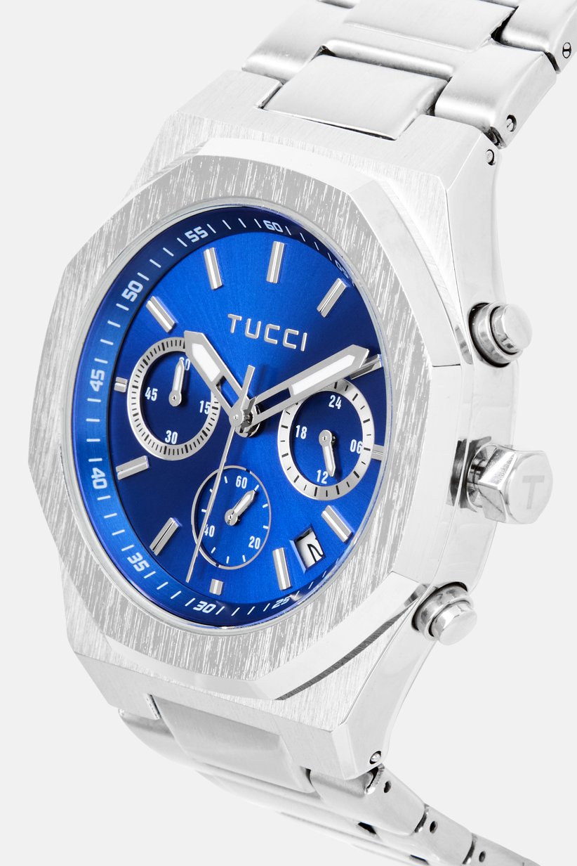 Men TW0588 Stainless Steel Analog Watch 40 mm, Silver 3