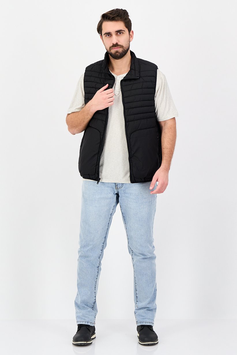 Gilet Matelassé Noir Pour Homme DKNY Jeans - Taille M - Occasion Très Bon état