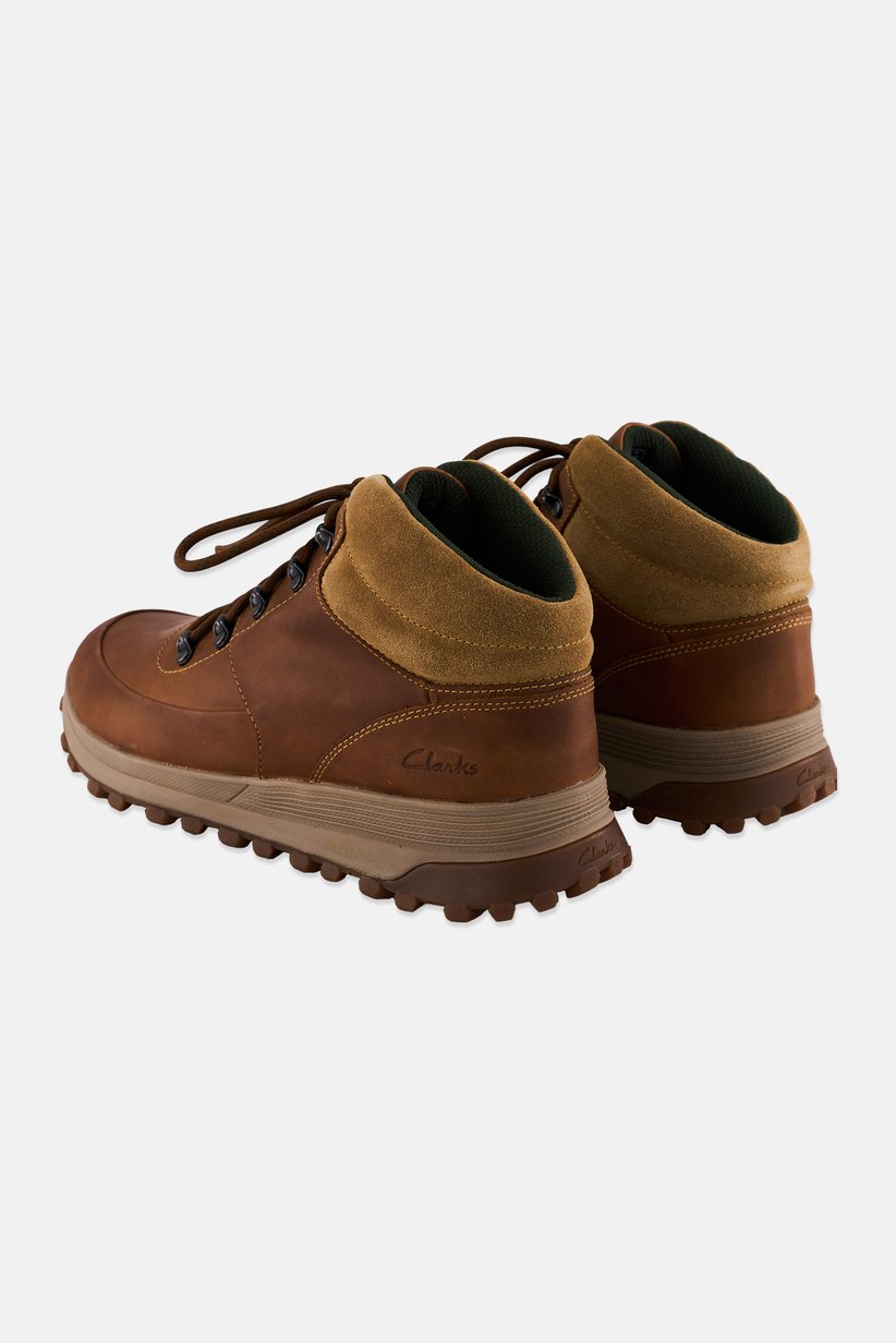 Men Atl Trek Mid Lace Up Ankle Boots, Tan 2