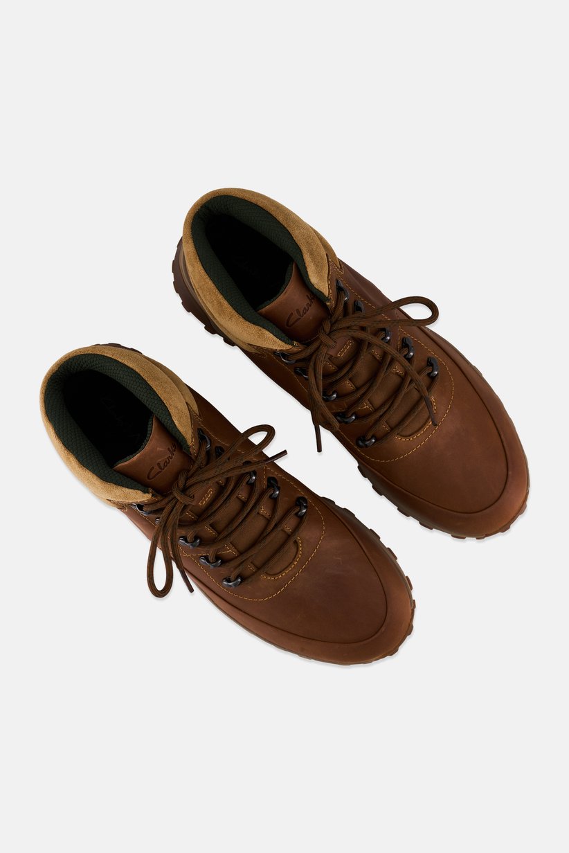 Men Atl Trek Mid Lace Up Ankle Boots, Tan 4
