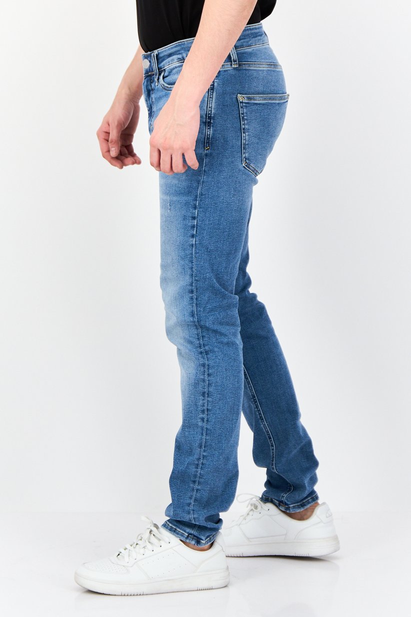 Jeans Homme Esprit Slim Stretch - Garment Washed (lavage Vêtement) - Neuf Avec étiquettes