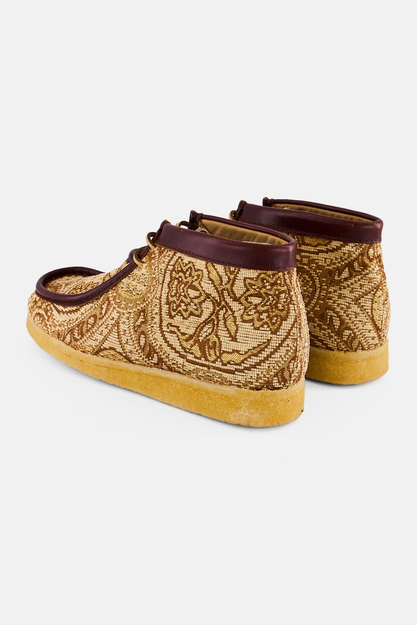 Men Standard Wallabee Lace Up Ankle Boots, Multicolor 2