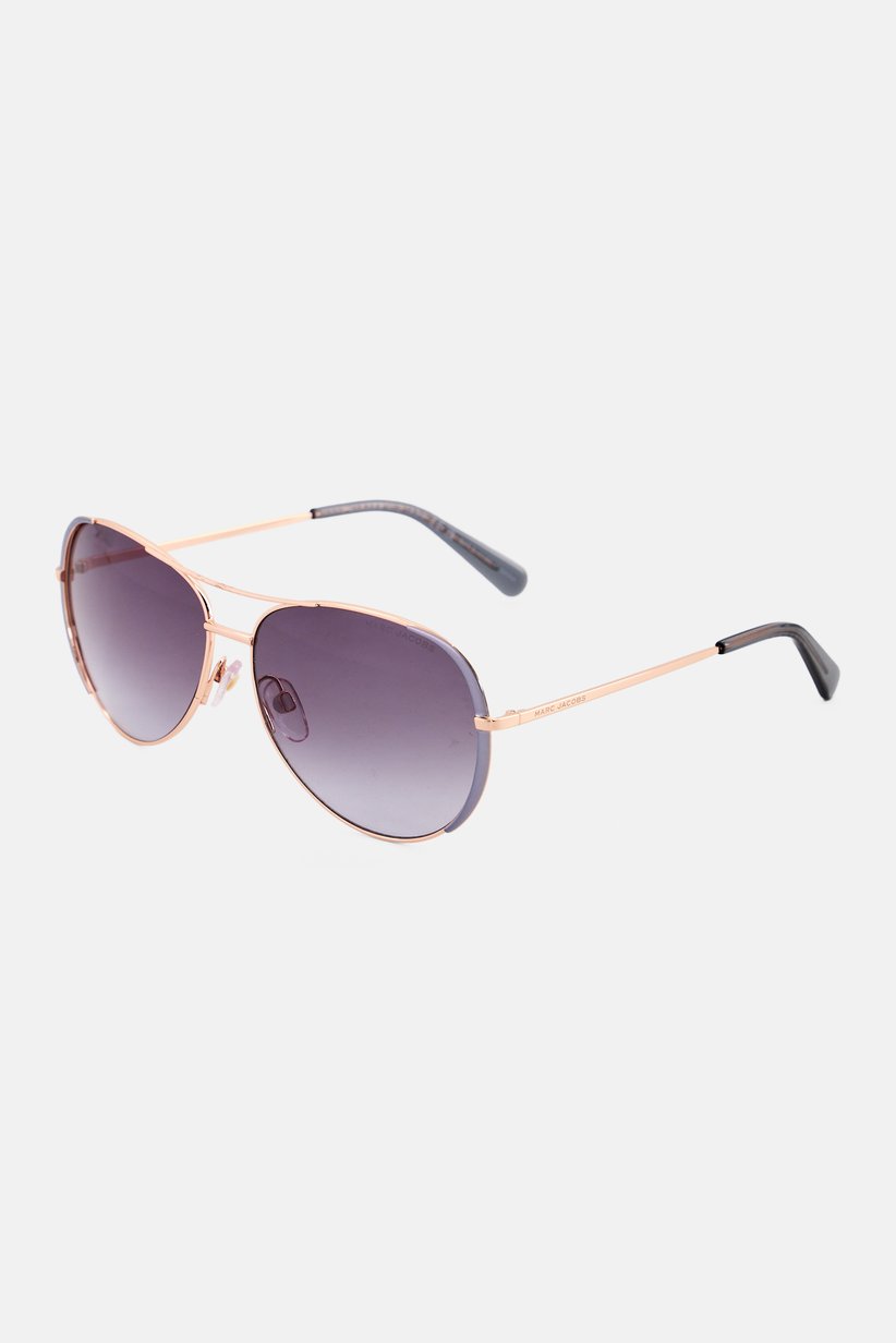 Buy Marc Jacobs Women MARC686S Aviator Sunglasses, Rose Gold  display picture 2