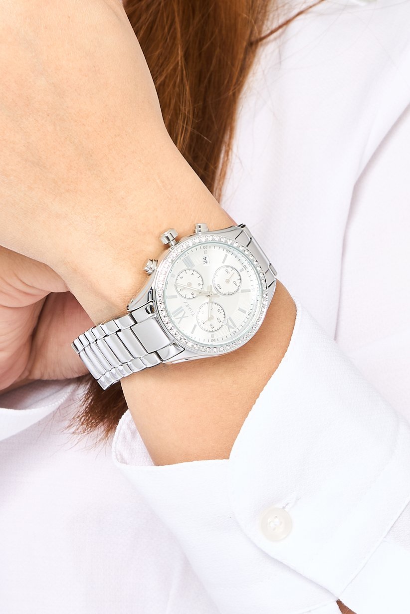 Buy Timex Women TW2V57600 Stainless Steel Analog Watch 38 mm  display picture 1