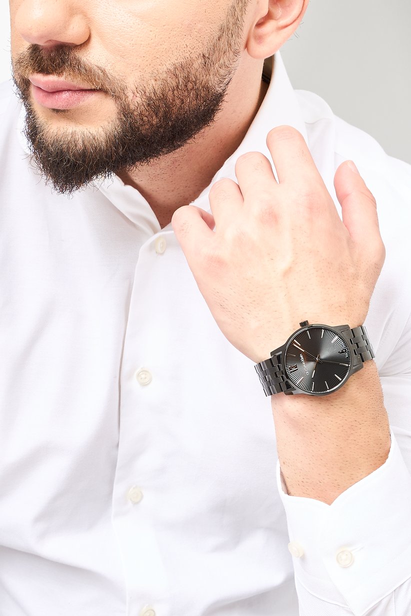 Men 25000053 Stainless Steel Analog Watch 40 mm, Black 2