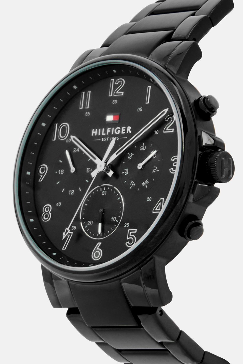 Men 1710383 Stainless Steel Analog Watch 46 mm, Black 4