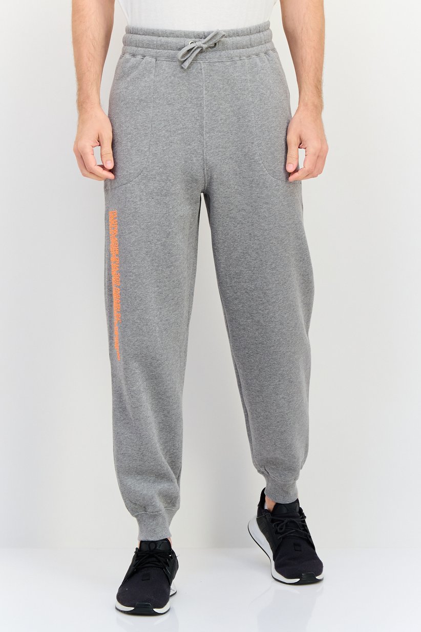 Calvin Klein Jeans Men Regular Fit Heather Sweatpants, Light Grey