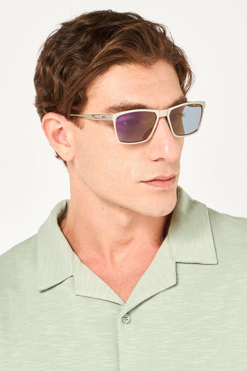 Men BW0048-H17Z58 Gradient Square Sunglasses, Bronze 2