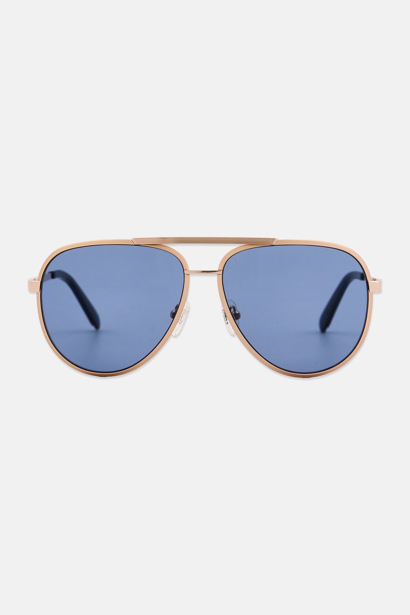 Buy Guess Men GU00209/S Aviator Sunglasses, Gold Online  display picture 1