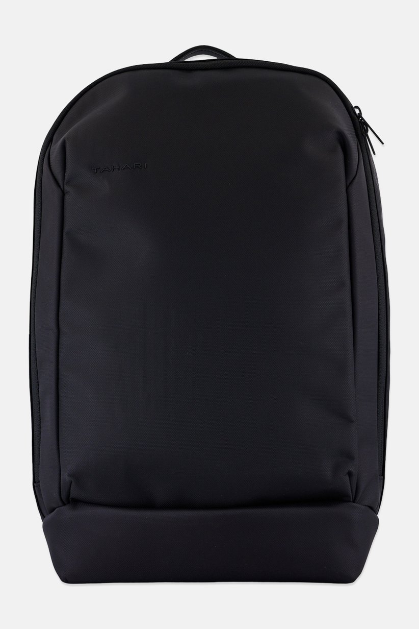 Tahari Black Logo Backpack Tote ?Black Quilted Tahari Backpack ? Multi-Pocket Nylon Bag  main image 2