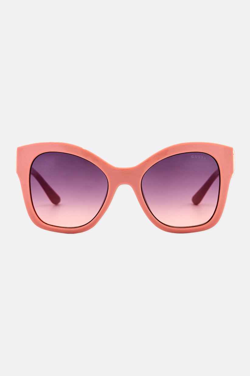 NWT Guess GU00197-72F Pink Oversized 55mm Sunglasses Buy Guess Women GU00197 72F Butterfly Sunglasses, Pink  main image 2