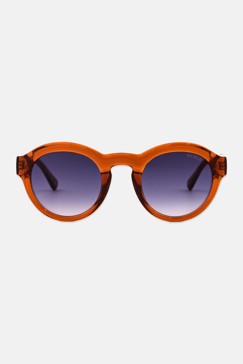 Buy Guess Men GU00205 48W Round Sunglasses, Brown Online  display picture 2