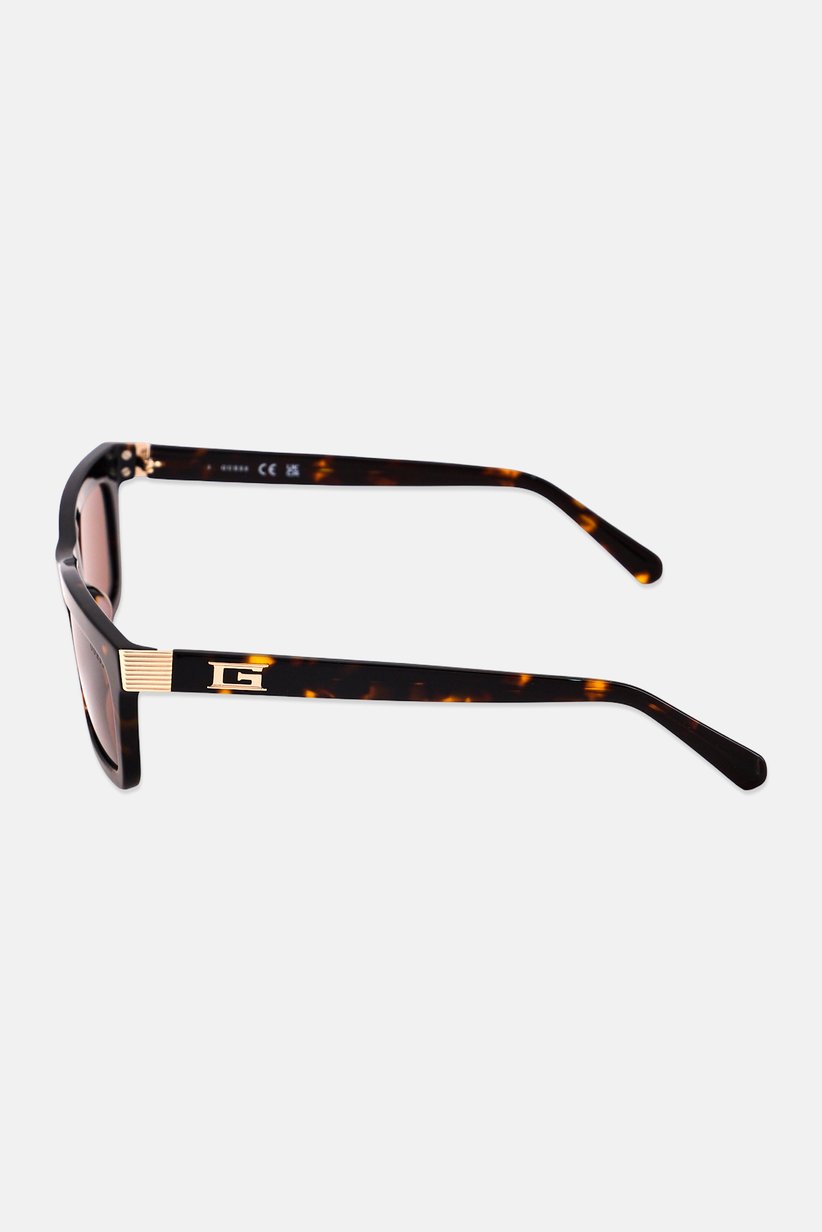 NWT Guess GU00212-52E Dark Havana Rectangle 55mm Sunglasses Guess GU00212 52E havana 55/20/145 Men main image 2