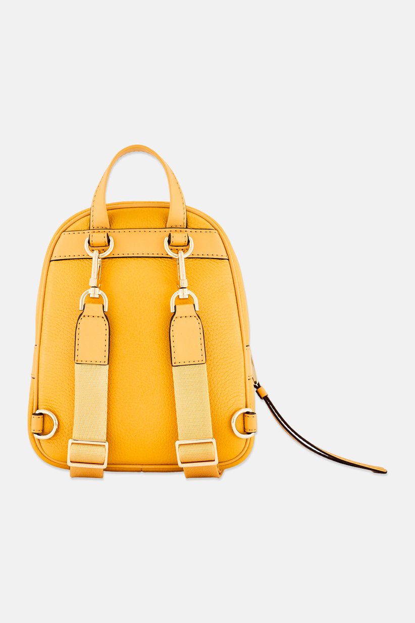 Buy Michael Kors Women Brand Logo Backpack, Mustard Online  display picture 3
