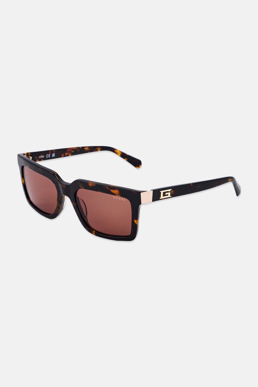 Buy Guess Men GU00213 52E Rectangular Sunglasses, Dark 