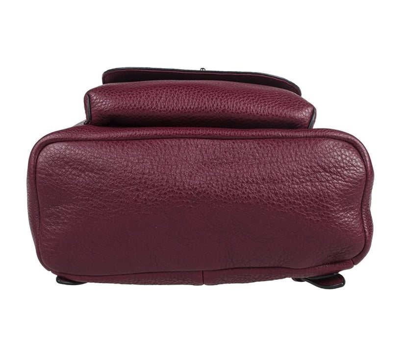 Coach Mini Billie Backpack Pebbled Burgundy in Like New Condition Coach billie backpack in - Gem main image 2