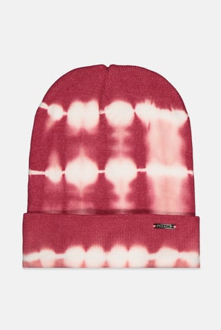 Women Tie Dye Beanie, Maroon