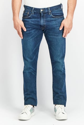 Polo Ralph Lauren Men Slim Fit Medium Washed Denim Jeans, Blue
