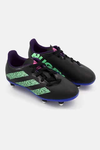 Kids Boy Rugby Junior SG Boots Shoes, Black