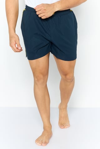 Men Brand Logo Board Shorts, Navy