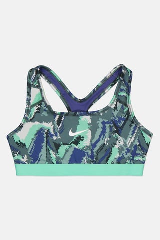 Kids Girl Sportswear Fit Brand Logo Training Bra, Spring Green