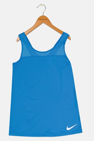 Kids Girl Sportswear Fit Sleeveless Training Tank Top, Blue