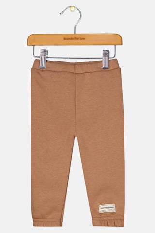 Toddlers Boy Plain Pull On Jogger Pants, Brown