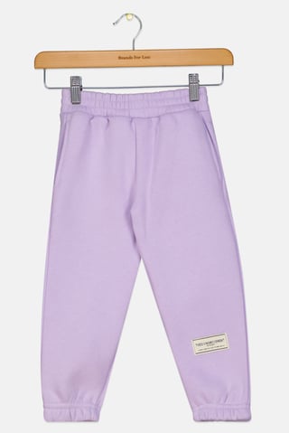 Toddlers Boy Plain Pull On Jogger Pants, Purple