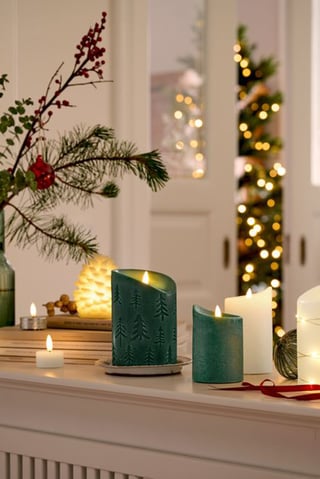 4 Pieces Of  Real Wax Led Tea Lights, White