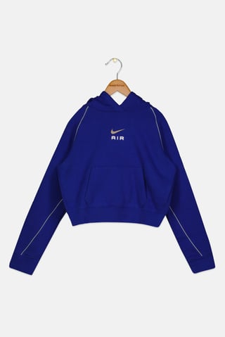 Kid Boy Brand Logo Hoodie, Blue