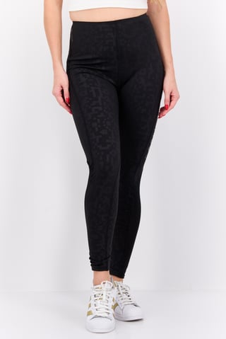 Women Sportswearr Fit Brand Logo Training Tights, Black