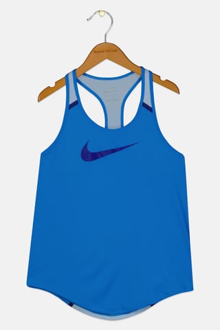 Kids Girl Sleeveless Training Top, Blue