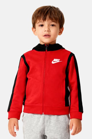 Kids Boy Brand Logo Long Sleeve Outdoor Hoodie, Multicolor