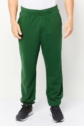 Men Regular Fit Solid Sweatpants, Green