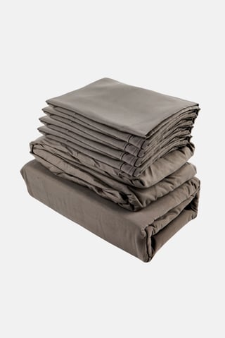 King 6 Piece Sheet Set, Dark Grey