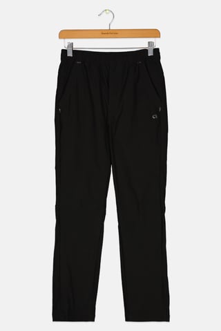 Kids Boy Solid Straight Leg Pants, Black