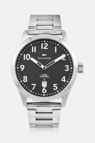 Men 1710594 Stainless Steel Analog Watch 43 mm, Silver