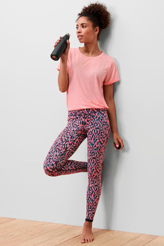 Women Sportswear Fit Reversible Training Tights, Multicolor