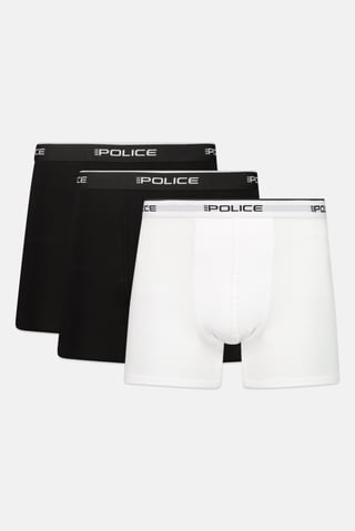 Men 3 Pack Brand Logo Boxers, Multicolor