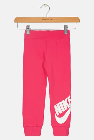 Toddlers Girl Brand Logo Outdoor Sweatpants, Pink