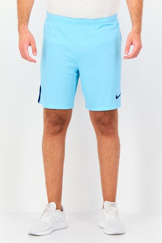 Men Dri Fit Embroidered Logo Football Shorts, Turquoise