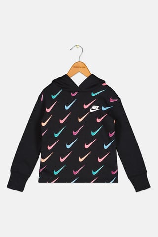 Toddlers Girl Graphic Print Outdoor Hoodies, Multicolor