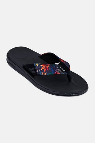 Men Brand Logo Slip On Slippers, Multicolor