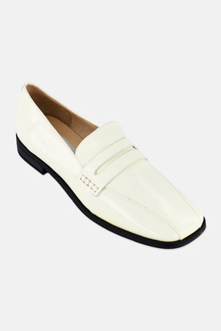 Women Arreboll Slip On Flats, Off White