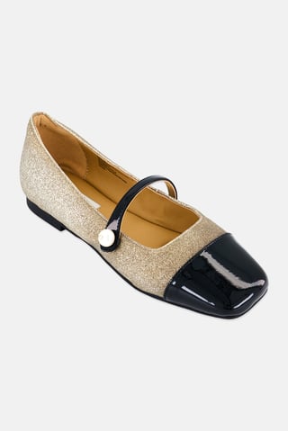 Women Crystalr Metalic Slip On Flat Shoes, Multicolor