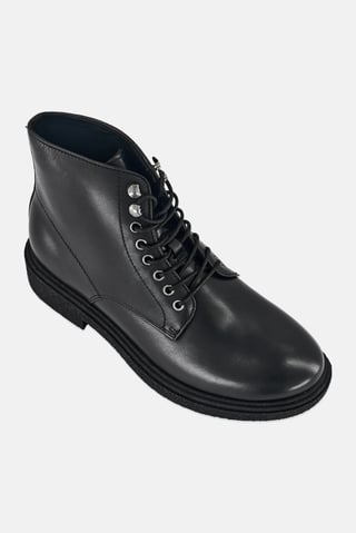 Men Waltonn Lace Up Ankle Boots, Black